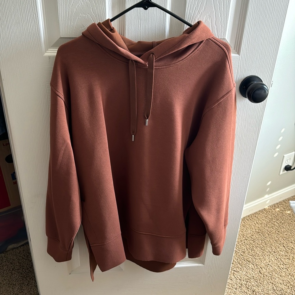 Brown hoodie